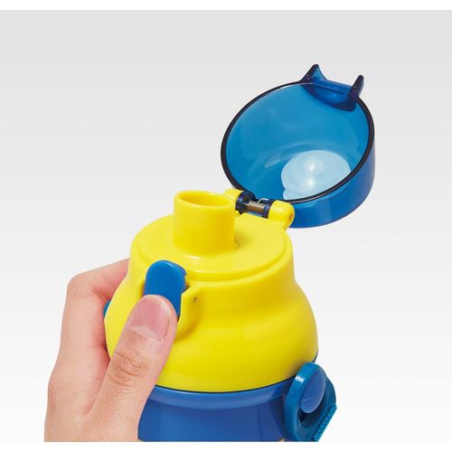 Skater PSB5SANAG-A Children's Plastic Water Bottle, 16.9 fl oz (480 ml), Antibacterial, Plarail, 22 Boys, Made in Japan