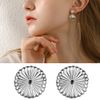 8Pcs 925 Silver Earring Backs,Locking Earring Backs for Studs,Heavy Earring Support Backs,Earring Lifters Backs,Earring Backs Replacements (7.5mm)