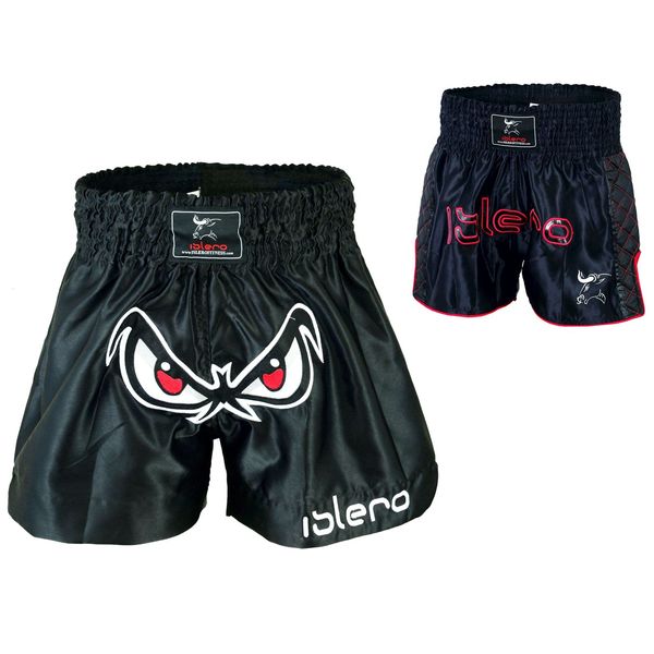 Islero Muay Thai Fight Shorts MMA Kick Boxing Grappling Martial Arts Gear UFC Men (Medium)