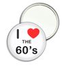 I Love The 60's - 77mm Round Compact Mirror