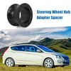 A ABSOPRO Car 5cm Height Steering Wheel Hub Adapter Spacer Black