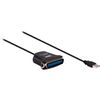 Ativa™ USB To Parallel Printer Adapter Cable, 6'