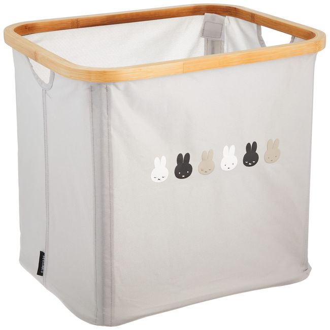 Okato Bamboo Basket Storage Case Storage Box 13.8 gal (39 L) Miffy & Miffy