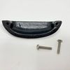 Black Hammered Knob & Cup Handle Cabinet - Drawer Pull Door Knob Kitchen Replacement Knob (Cup Handle)