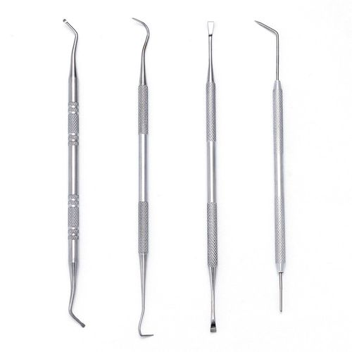 BOOSTEADY Stainless Steel Gunsmith Armorer Pick Set Gun Cleaning Picks & Double-End Brushes - Steel Ends Picks