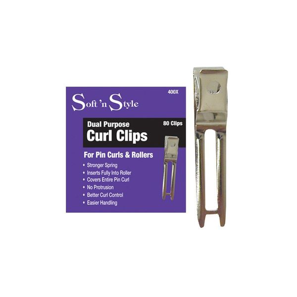 Soft N Style Dual Purpose Curl Clips,One Size