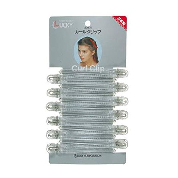 Lucky Curl Clip LL C1153 Display Card Clear