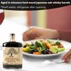 HAKU Mizunara Whiskey Barrel Aged Shoyu Soy Sauce (750 ml) - Authentic Japanese Artisanal Umami Seasoning Dark Sauce - Traditional Gourmet Dip Sauce & Marinade for Sushi, Meat, Rice & Asian Cuisines