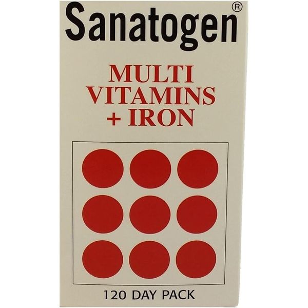 Sanatogen MULTIVITAMINS + IRON 120 Capsules