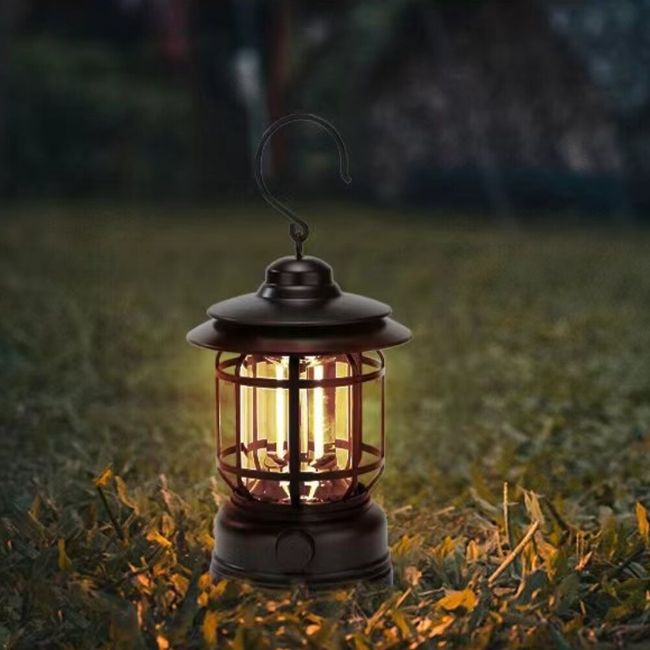 LED Vintage Lantern Camping Lanterns Outdoor Lights