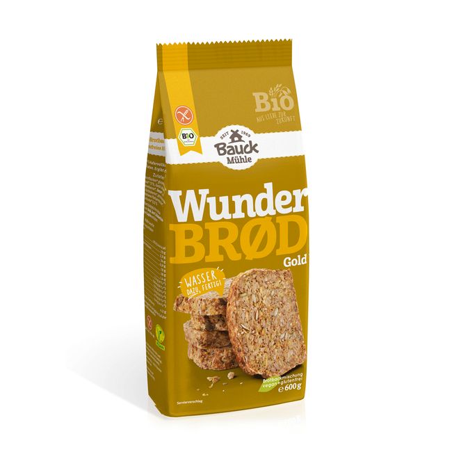 Bauckhof Wunderbrod Gold Glutenfrei 600g