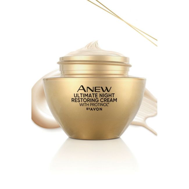 AVON Anew Ultimate Night Restoring Cream with Protinol SPF 25 1.7 fl oz / 50g