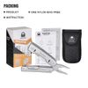 ROXON S802 Phantom Multi Tool Pliers and Folding Pocket Scissors with Replaceable Knife and Wire Cutters