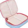 Kipling 100 PENS Large pencase, Pouches, Cases, Dreamy Geo C (Blue)