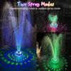 Lanpool Floating Water Fountain With Underwater Lights, Rechargeable B