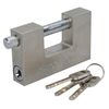 Padlock Steel Security Shutter Lock Container Door 100mm Rotating Shackle TE722