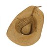 Men's Women's Straw Hat Summer Floppy Packable Panama Fedora Beach Sun Hat UPF 50+ Roll Up Foldable Large Brim Sun Protection Newsboy Travel Fishing Cap with Adjustable Chin Strap (Khaki)