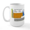 CafePress Periodic Table Large Mug 15 oz (444 ml) Ceramic Coffee Mug