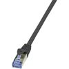 LogiLink CQ4073S Patchkabel Kat.7 600MHz S/FTP in schwarz 5 m