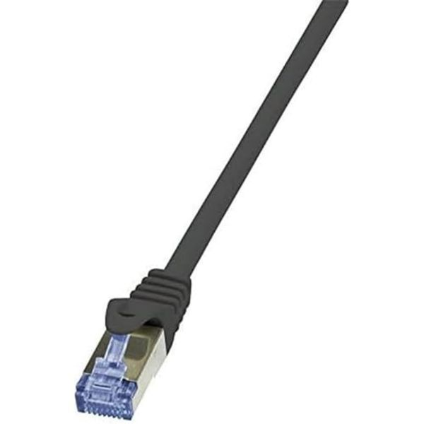 LogiLink CQ4073S Patchkabel Kat.7 600MHz S/FTP in schwarz 5 m