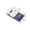 JZK SD Card Reader - Supports 3.3V & 5V, Reading & Writing Board, Adapter Module