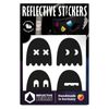 Reflective Berlin Unisex – Erwachsene Decals Reflexaufkleber, Ghost Schwarz, Einheitsgröße