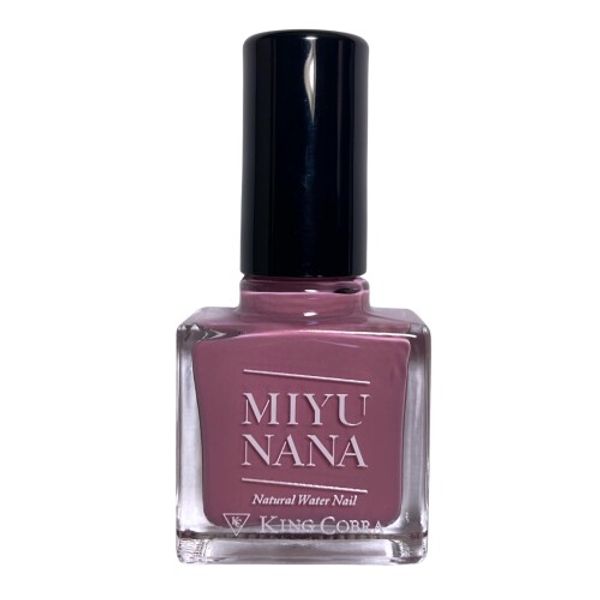 Roomer MIYUNANA Natural Water Nail 10mL Natural nail polish based on scallop shells and water No nail polish remover required Can be removed with hot water Quick drying Highly pigmented Odorless Water-based nail polish (Purple potion)