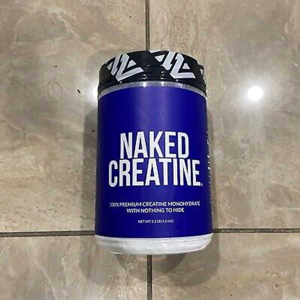 Naked Creatine Monohydrate 2.2 lb Vegan, Non-GMO, GF| 200 Servings BB 2/26