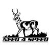 Need 4 Speed Decal (White)