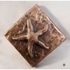 Bronze Starfish Decorative Dot Tile by Metal Tile Arts Manufacturing