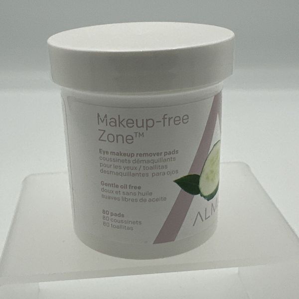 Almay Makeup Free Zone Eye Makeup Remover Pads Oil Free 80ct Sealed