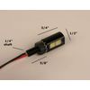 PilotLights 24 Volt DC Instrument Panel Light, Post Light - White LED, 24VDC