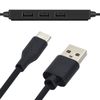 Cablecc 5Gbps USB 3.0 Dual Port Hub Cable Bus Power for Laptop, Mouse, Flash Disk
