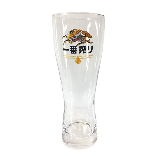 Kirin Ichiban Shibori Exquisite Special Tumbler Glass, 10.1 fl oz (300 ml), New Logo, Single Item