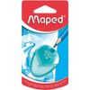 Maped Igloo Compact Pencil Sharpener with Modern Essentials - 1 Hole Pencil Sharpener - Green