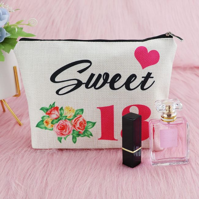 Sweet 16 Gifts for Girls 16th Birthday Gifts Makeup Bag 16 Year Old Girl  Gifts for Christmas Graduation Gifts for Her Teen Girls Daughter Sister