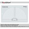Liquidraw CC2 Acryl-Schablone, Kreisschnitt, Transparent