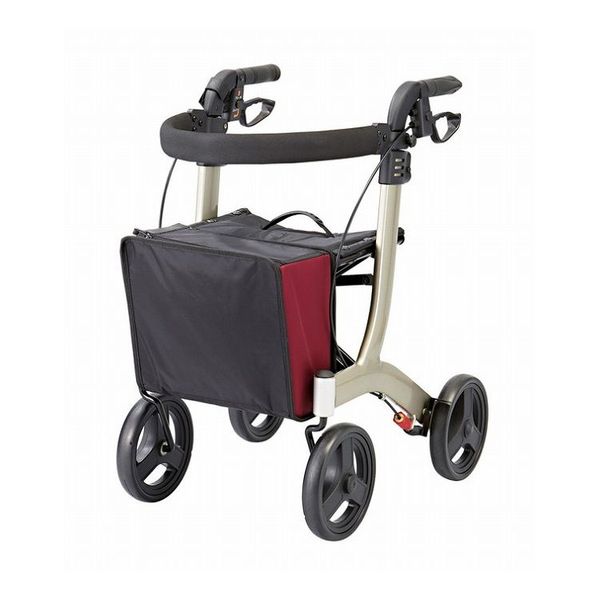 Aronkasei Walking Frame Little Turn Wine Red High Type 532315