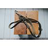 HUNTER Training leash Solid Education, 13/250 67318 Soft genuine cow leather, olive