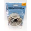 18' CB Antenna Mini-8 Coax Silver Cable w/PL-259 Connectors by TruckSpec®