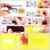 500 Pack Clear Double Sided Permanent Adhesive Mounting Squares for Crafts