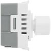 British General RPCDWDLT Evolve Grid White 100W 2 Way Intelligent Trailing-Edge LED Push Rotary Dimmer Module