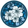 Drop-in Hibiscus Vinyl Swimming Pool Mat (29" x 29")