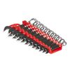 Ernst Manufacturing Gripper Stubby Wrench Organizer, 11 Tool, Black