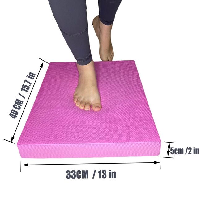 Yoga Mat Pad Soft Balance Foam Exercise Thick Balance Fitness Physical  Therapy