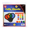 Hygloss Cello Squares, Cellophane, Assorted, 48 Count (Pack of 1)