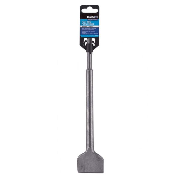 Blue Spot Tools - 50mm x 250mm Flat SDS Chisel