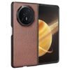 COQUE Case for Honor Magic V3, Crocodile Texture Mobile Phone Case for Honor Magic V3 Brown