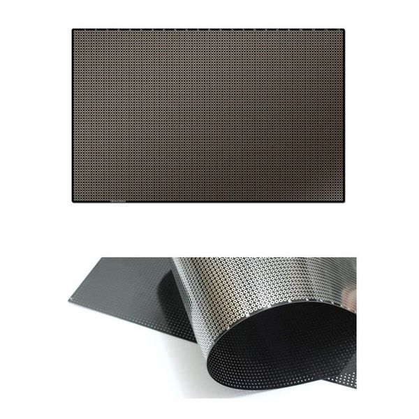 Freely bendable thin substrate, freely bend, substrate black! 70 x 90 mm size