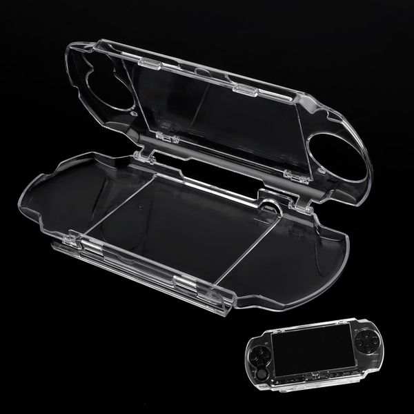 Hard Shell Case Cover,Transparent Protective Case,Crystal Clear Shockproof and Scratch-Resistant Replacement Housing for PSP 2000 3000
